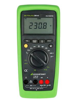 Multimeter, digital 600V 10A 500kHz 40MOhm 200uF